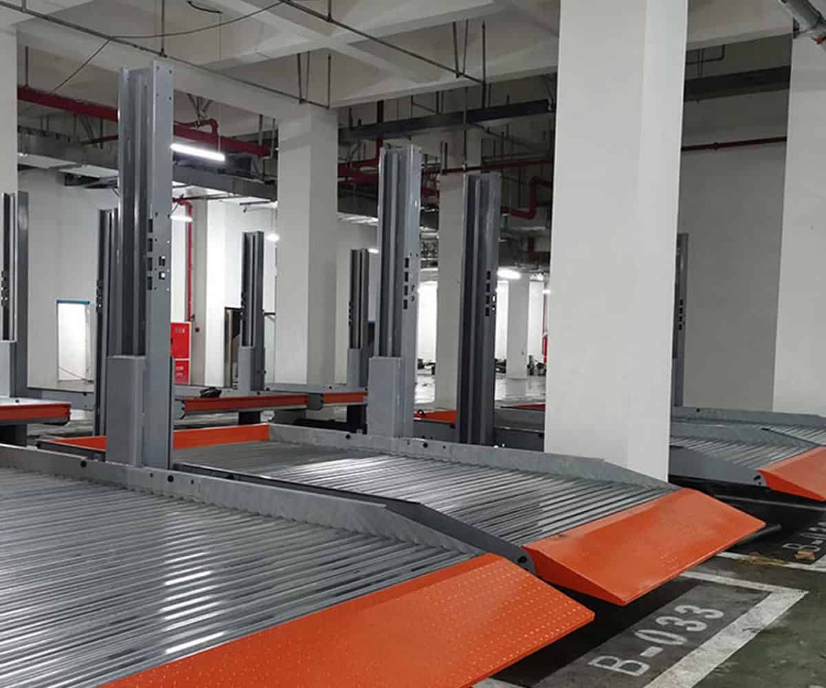 2柱機械式停車庫改造